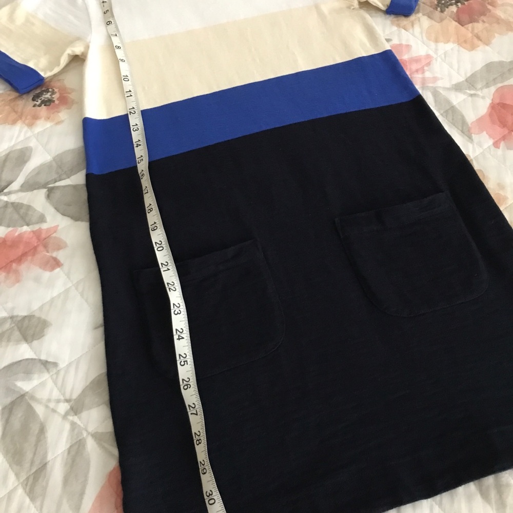 J. Crew Colorblock Shift Spring T Shirt Dress XXS - Picture 5 of 6
